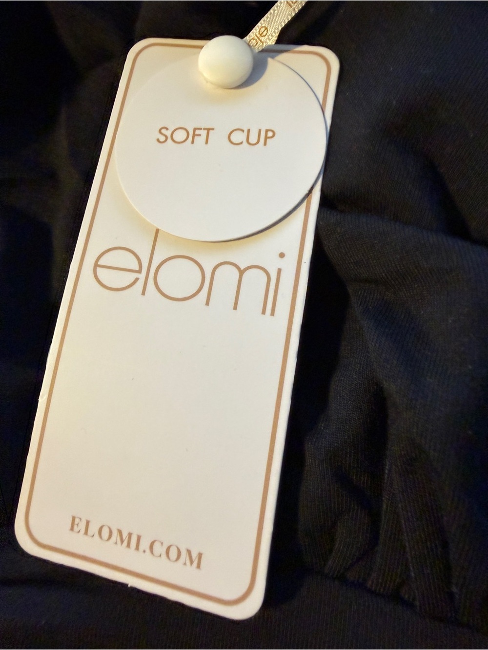 Elomi Downtime ✨ Non-Wired Bralette Black 34M/N US NWT - Picture 4 of 6